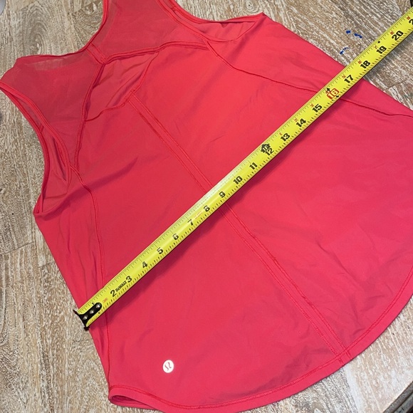 Lululemon Sheer Mesh Shoulder Tank, small to medium - Picture 4 of 4